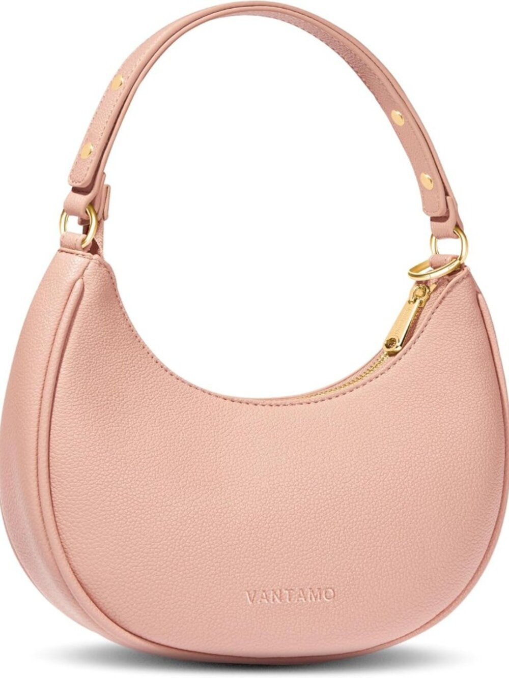 RFID Protection Half Moon Clutch Purse for Women - Anti-Theft Crescent Bag